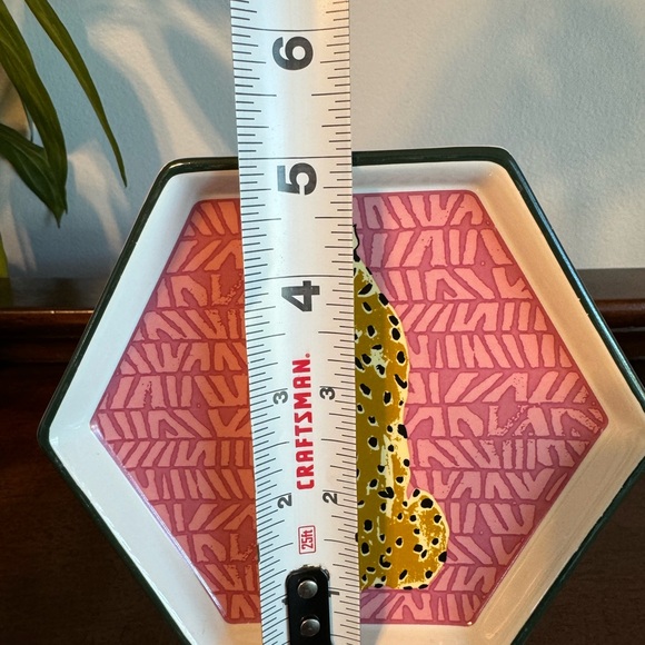 OPAL-HOUSE OCTAGON CHEETA PRINT TRAY - Picture 7 of 7